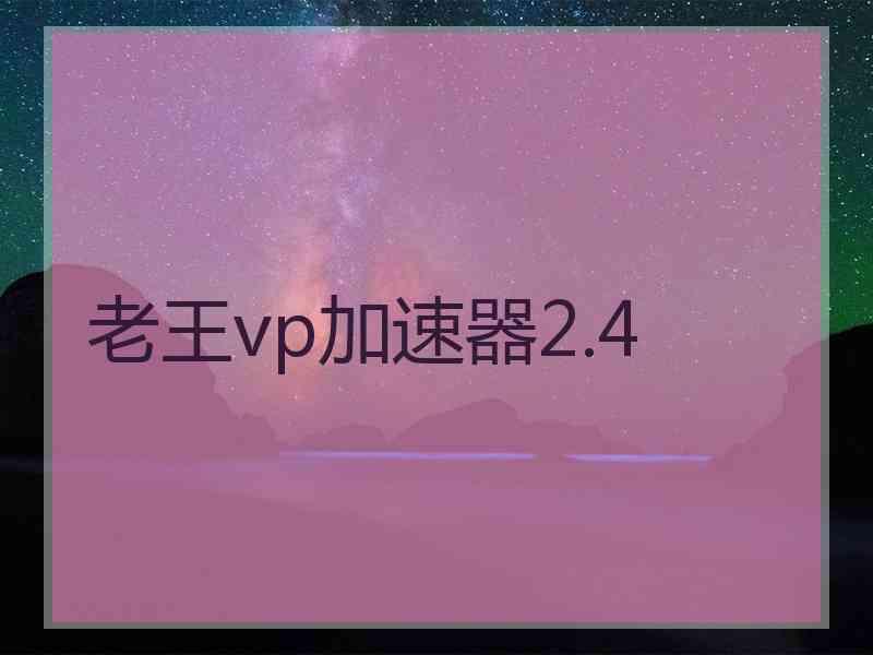 老王vp加速器2.4